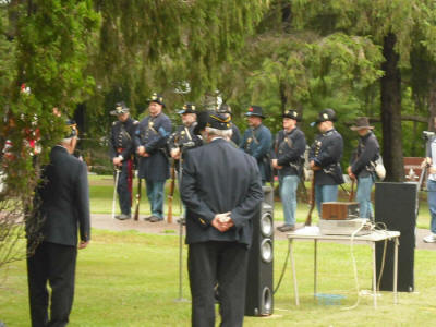 Reenactors Ceremony